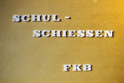 Schiessen auf der Standortschießanlage Frankenberg